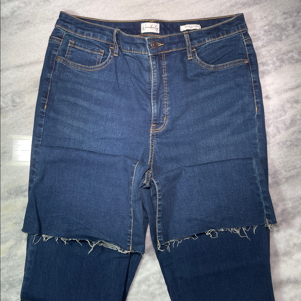 Wonderly High-Rise Flare Jeans